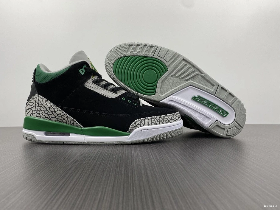 CT8532-030 Pine Jordan 3 Green Air 0110